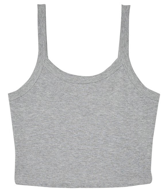 Women?s micro rib spaghetti strap tank