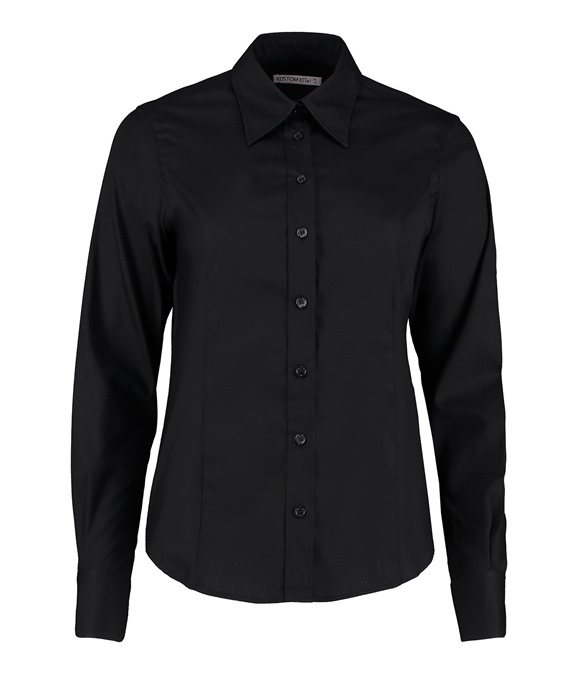 Women&#39;s corporate Oxford blouse long-sleeved (tailored fit)