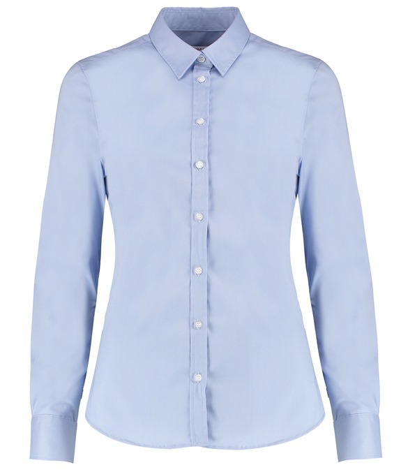 Women&#39;s stretch Oxford shirt long-sleeved (tailored fit)