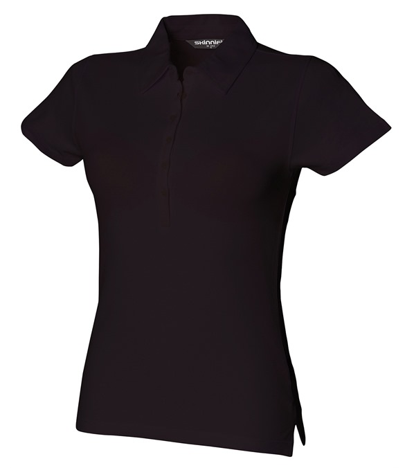 Women&#39;s short sleeve stretch polo