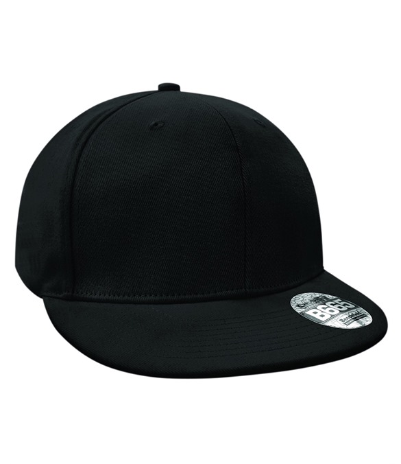 Pro-stretch flat peak cap