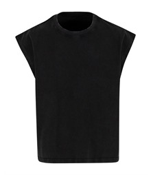 Vintage cropped heavy sleeveless tee
