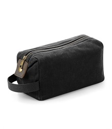 Heritage waxed canvas wash bag