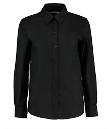 Women's workplace Oxford blouse long-sleeved (tailored fit)